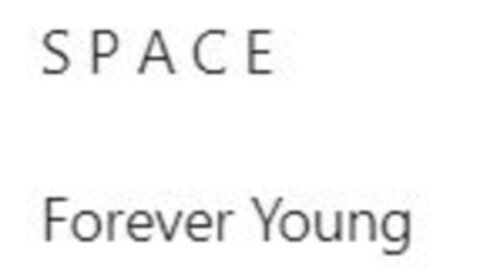 SPACE Forever Young Logo (IGE, 25.10.2023)