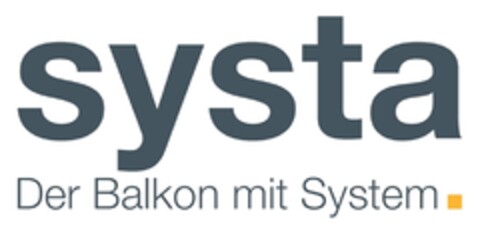 systa Der Balkon mit System. Logo (IGE, 12/11/2020)