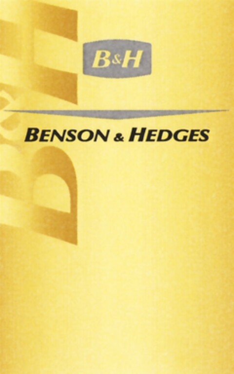 B & H BENSON & HEDGES Logo (IGE, 09/04/2009)