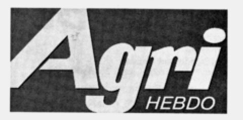 Agri HEBDO Logo (IGE, 15.03.1990)