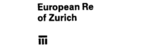 European Re of Zurich Logo (IGE, 06/08/1994)