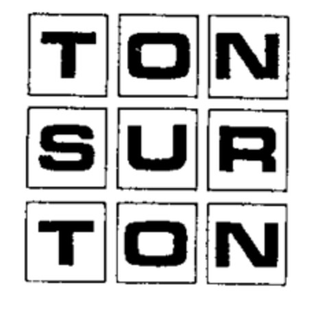 TON SUR TON Logo (IGE, 18.09.1995)