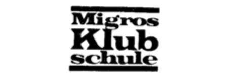 Migros Klub schule Logo (IGE, 02/15/1993)