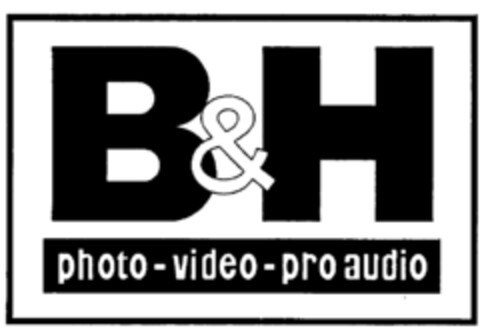 B&H photo - video - pro audio Logo (IGE, 05.07.2004)
