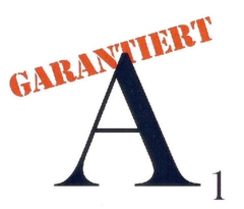 GARANTIERT A1 Logo (IGE, 04.07.2006)