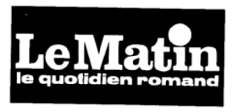 LeMatin le quotidien romand Logo (IGE, 06.02.1995)