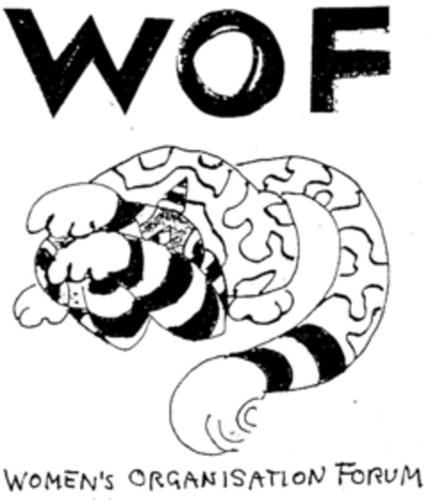 WOF WOMEN'S ORGANISATION FORUM Logo (IGE, 23.02.2001)