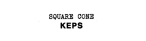 SQUARE CONE KEPS Logo (IGE, 03.03.1978)