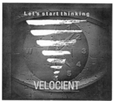 Let's start thinking VELOCIENT Logo (IGE, 17.07.2000)