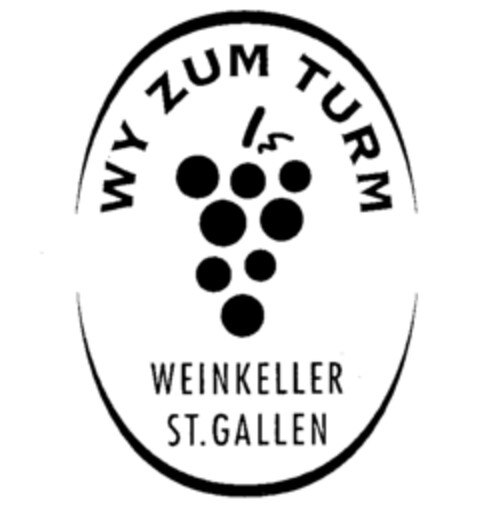 WY ZUM TURM WEINKELLER ST. GALLEN Logo (IGE, 21.03.1995)