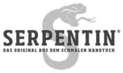 SERPENTIN DAS ORIGINAL AUS DEM SCHMALEN HANDTUCH Logo (IGE, 06/24/2013)
