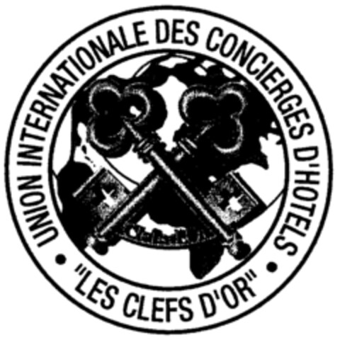 UNION INTERNATIONALE DES CONCIERGES D'HÔTELS LES CLEFS D'OR Logo (IGE, 02.02.2004)