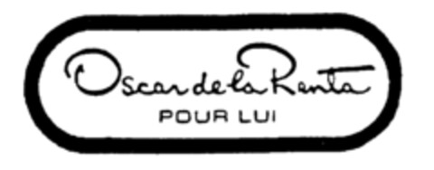 Oscar de la Renta POUR LUI Logo (IGE, 06.03.1986)