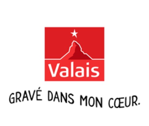 Valais GRAVÉ DANS MON COEUR. Logo (IGE, 09.03.2023)
