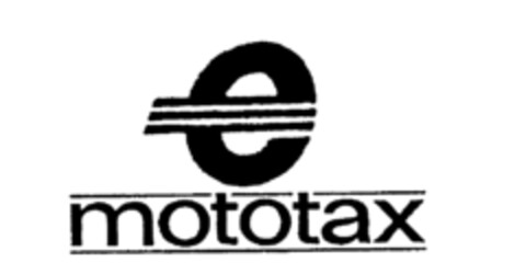 e mototax Logo (IGE, 04.05.1983)