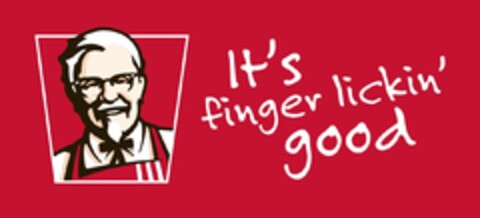 It's finger lickin' good Logo (IGE, 19.08.2015)