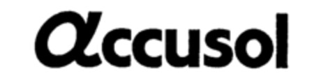 Accusol Logo (IGE, 21.02.1990)