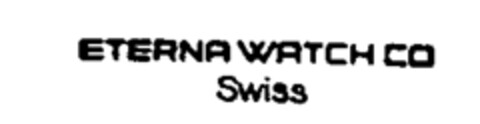 ETERNA WATCH CO Swiss Logo (IGE, 29.03.1993)