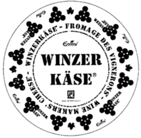 Emmi WINZER KÄSE WINZERKÄSE FROMAGE DES VIGNERONS WINE MAKERS' CHEESE Logo (IGE, 28.05.2001)