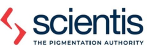 scientis THE PIGMENTATION AUTHORITY Logo (IGE, 14.10.2021)