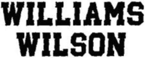 WILLIAMS WILSON Logo (IGE, 26.06.2009)