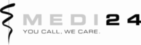 MEDI24 YOU CALL, WE CARE. Logo (IGE, 26.09.2006)