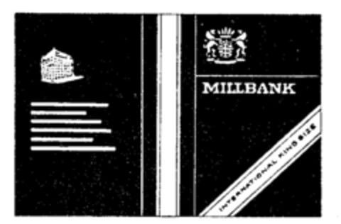 MILLBANK INTERNATIONAL KING SIZE Logo (IGE, 03/11/1991)