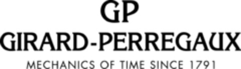 GP GIRARD-PERREGAUX MECHANICS OF TIME SINCE 1791 Logo (IGE, 22.11.2011)