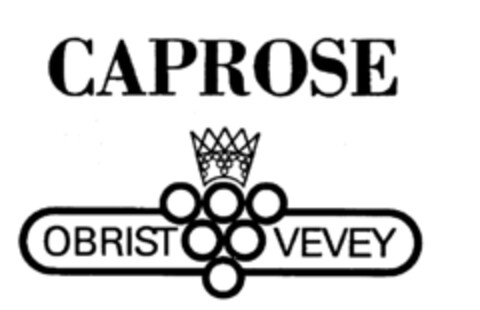 CAPROSE OBRIST VEVEY Logo (IGE, 03/22/1985)