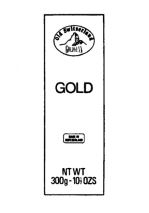 GOLD Old Switzerland Logo (IGE, 08.03.1985)