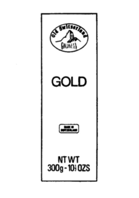 GOLD Old Switzerland Logo (IGE, 03/08/1985)