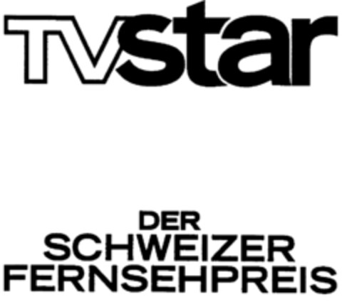 TVstar DER SCHWEIZER FERNSEHPREIS Logo (IGE, 09.07.2004)