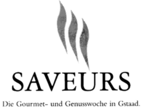 SAVEURS Die Gourmet- und Genusswoche in Gstaad. Logo (IGE, 20.12.2000)