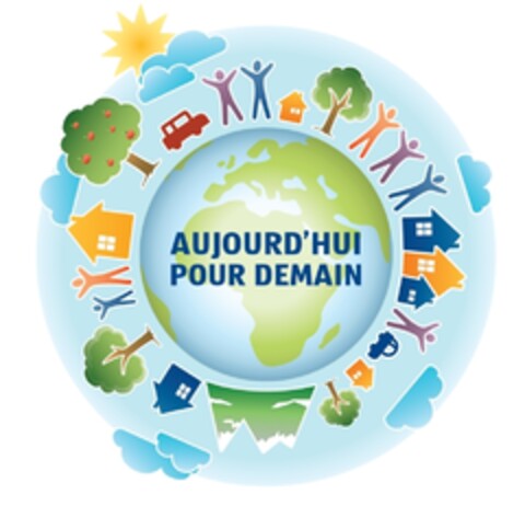 AUJOURD'HUI POUR DEMAIN Logo (IGE, 09.01.2015)