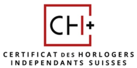 CH+ CERTIFICAT DES HORLOGERS INDEPENDANTS SUISSES Logo (IGE, 08.01.2019)