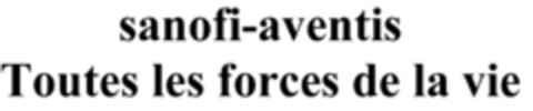 sanofi-aventis Toutes les forces de la vie Logo (IGE, 05/06/2009)