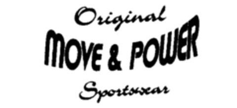 Original MOVE & POWER Sportswear Logo (IGE, 16.07.1996)