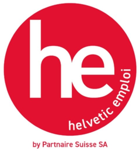 he helveetic emploi by Partnaire Suisse SA Logo (IGE, 01/05/2024)