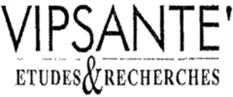 VIPSANTE'ETUDES & RECHERCHES Logo (IGE, 23.07.1998)