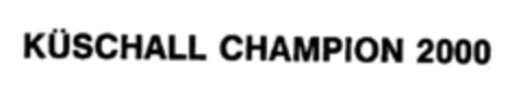 KüSCHALL CHAMPION 2000 Logo (IGE, 11/18/1986)