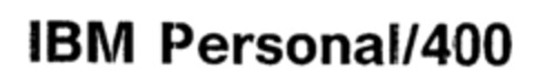 IBM Personal/400 Logo (IGE, 03/12/1990)