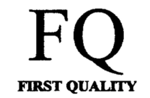 FQ FIRST QUALITY Logo (IGE, 30.04.1997)
