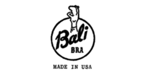 Bali BRA MADE IN USA Logo (IGE, 11.07.1985)