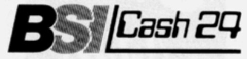 BSI Cash 24 Logo (IGE, 13.06.1996)