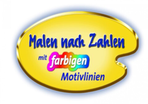 Malen nach Zahlen mit farbigen Motivlinien Logo (IGE, 01/21/2016)