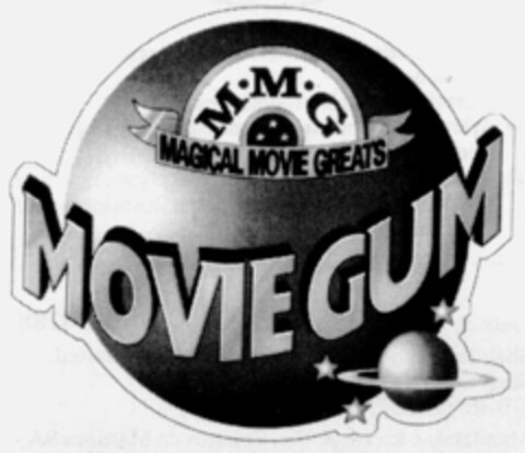 MOVIE GUM MMG MAGICAL MOVIE GREATS Logo (IGE, 11/13/1995)