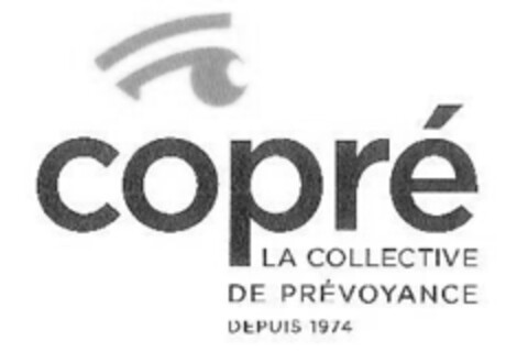 copré LA COLLECTIVE DE PRÉVOYANCE DEPUIS 1974 Logo (IGE, 29.07.2014)
