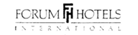 FORUM FH HOTELS INTERNATIONAL Logo (IGE, 01/12/1990)