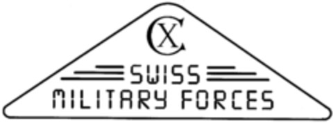 CX SWISS MILITARY FORCES Logo (IGE, 22.02.1999)