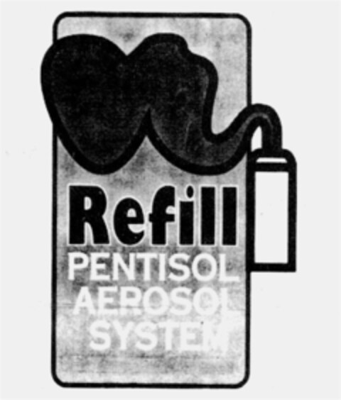 Refill PENTISOL AEROSOL SYSTEM Logo (IGE, 07.06.1991)